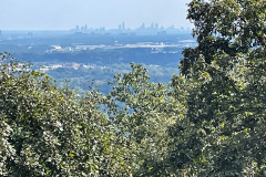 View of Atlanta from the top of Kennesaw Mountain
